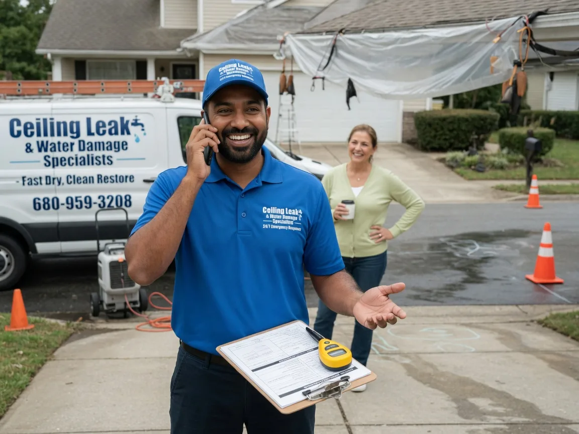 Ceiling Leak Cleanup Port Bolivar, TX FAQs